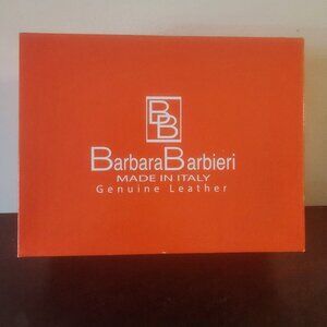 BARBARA BARBIERI women's ITALY wedges shoes/sandals New in Bag beige size 9